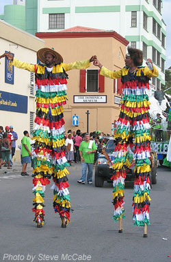 Bwa Bwas at Carnival Opening Parade
