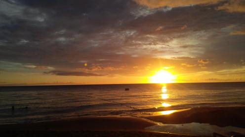 Sunset at Mero Beach